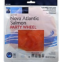 waterfront BISTRO Salmon Nova Atlantic Smoked Party Wheel - 10 Oz - Image 2