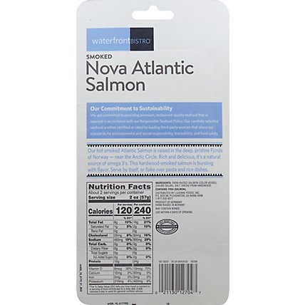 waterfront BISTRO Salmon Nova Atlantic Smoked Hot - 4 Oz - Image 5