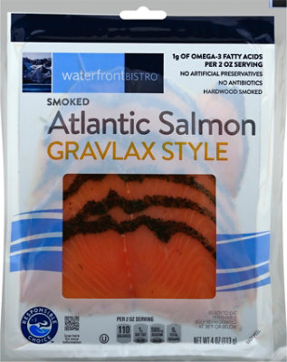 waterfront BISTRO Salmon Gravlax Style Smoked - 4 Oz - Image 2