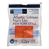 waterfront BISTRO Salmon Nova Atlantic Lox Ny Style - 4 Oz - Image 1