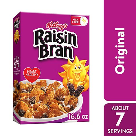 Raisin Bran High Fiber Original Breakfast Cereal - 16.6 Oz