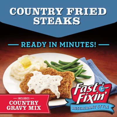 Fast Fixin Country Fried Steak With Gravy - 22.75 Oz - Image 3