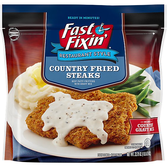 Fast Fixin Country Fried Steak With Gravy - 22.75 Oz