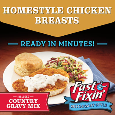 Fast Fixin Homestyle Chicken Breasts With Gravy - 22.75 Oz - Image 3