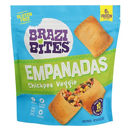 Brazi Bites Empanadas Chickpea Veggie 10 Count - 10 Oz - Image 3