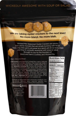 Wicked Minis Garlic Parmesan Oyster Crackers - 6 Oz - Image 3