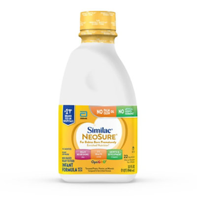 Similac NeoSure Milk Based Ready To Feed Infant Formula Bottle - 32 Fl. Oz. - Image 1