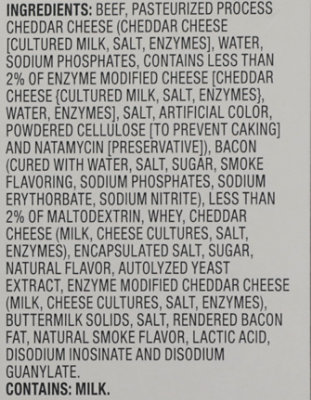 TGI Fridays Bacon Cheddar Beef Patties 6 Count - 2 Lbs - Image 4