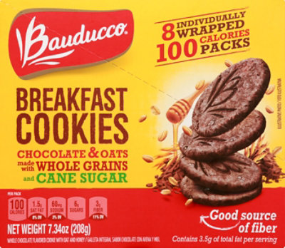 Bauducco Chocolate Breakfast Cookie - 7.34 Oz - Image 2