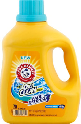 ARM & HAMMER Plus OxiClean Fade Defense 70 Loads Liquid Laundry Detergent - 122.5 Fl. Oz. - Image 2