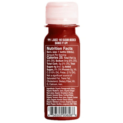Vive Organic Immunity Boost Shot Elderberry Ginger and Turmeric Wellness Shot - 2 Fl. Oz. - Image 2