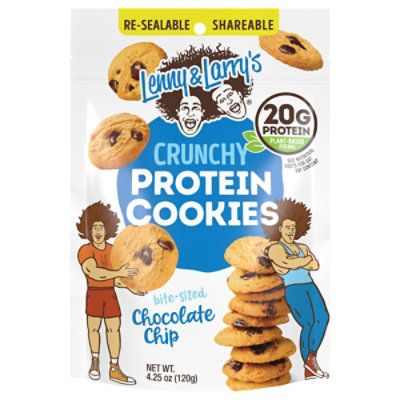  Lenny & Larrys The Complete Crunchy Cookie Chocolate Chip Bite Size - 4.25 Oz 