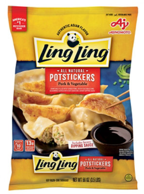 Ling Ling Pork Potstickers - 56 Oz - Image 2