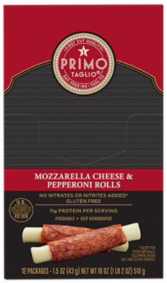 Primo Taglio Roll Mozzarella And Pepperoni - 24-1.5 Oz
