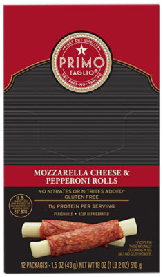 Primo Taglio Roll Mozzarella And Pepperoni - 1.5 Oz - Image 1