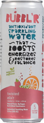 BUBBL'R Antioxidant Sparkling Water Pitaya Berry Nectr - 12 Fl Oz