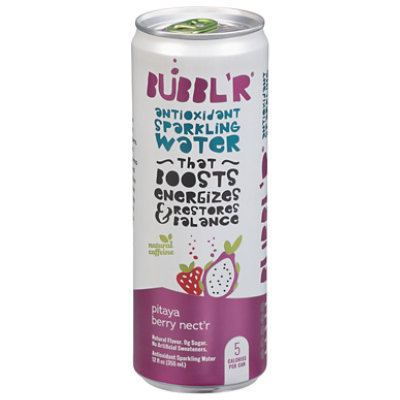 BUBBL'R Antioxidant Sparkling Water Pitaya Berry Nectr - 12 Fl Oz - Image 1