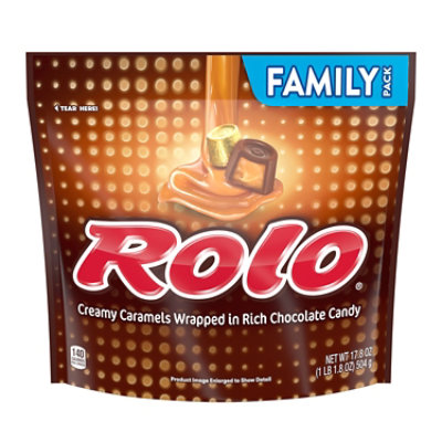 Rolo Rich Chocolate Caramels Candy Family Pack - 17.8 Oz - Image 1