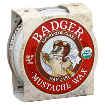 Badger Mustache Wax - .75 Oz - Image 1