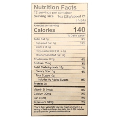 Xochitl American Style Sea Salt Corn Chips - 12 Oz - Image 3