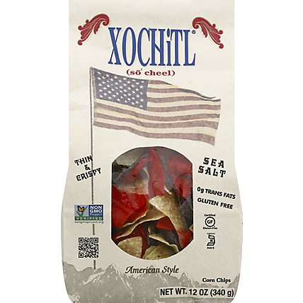 Xochitl Chip Corn Patriotic - 12 Oz - Image 1