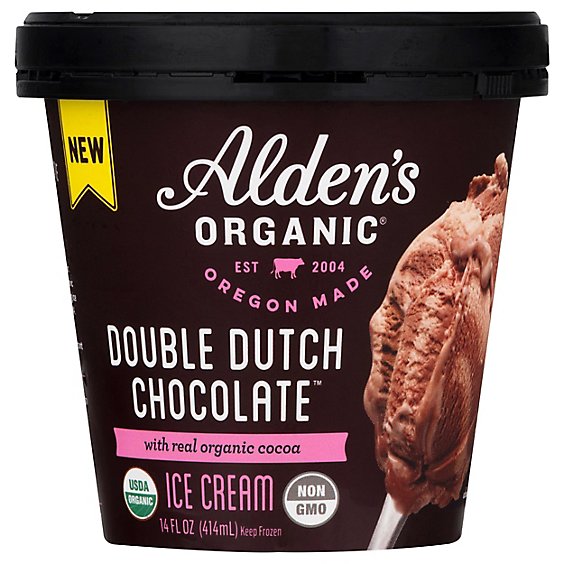 Aldens Or Ice Cream Dbl Dutch Choco - 14 Oz