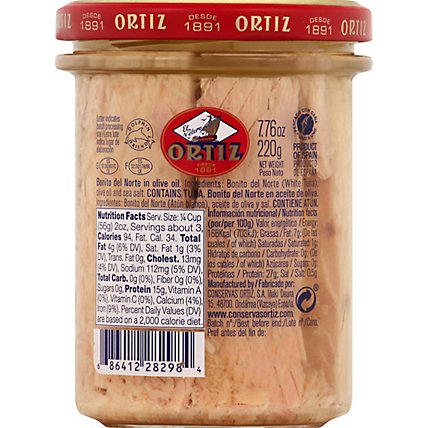 Ortiz White Tuna In Olive Oil - 220 Gram - Image 6