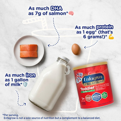 Enfagrow Premium Milk Toddler Next Step Nutritional Drink Powder Can - 32 Oz - Image 3