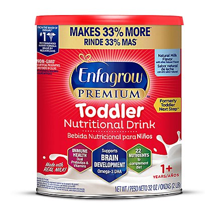 Enfagrow Premium Milk Toddler Next Step Nutritional Drink Powder Can - 32 Oz - Image 1