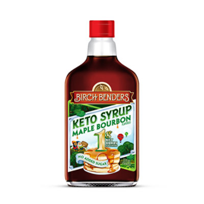 Birch Benders Monk Fruit Sweetened Pancake Syrup Maple Bourbon - 13 Fl. Oz. - Image 1