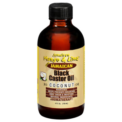 Jamaican Mango & Lime Black Castor Oil With Coconut - 4 Fl. Oz. - Image 2