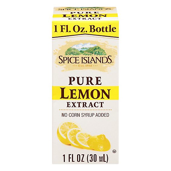 Spice Island All Natural Pure Lemon Extract - 1 Fl. Oz.