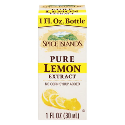 Spice Island All Natural Pure Lemon Extract - 1 Fl. Oz.