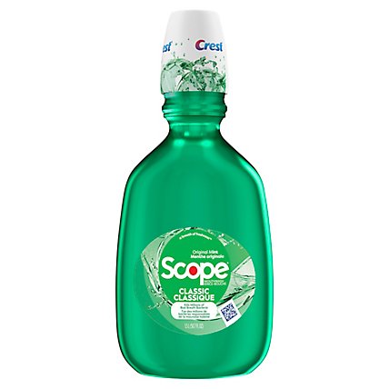 Crest Scope Classic Mouthwash Original Mint - 1.5 Liter