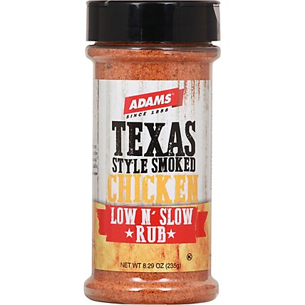 Adams Texas Style Smoked Chicken Rub - 8.29 Oz - Image 2