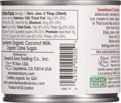 Lets Do O Milk Coconut Condsd Org - 7.4 Oz - Image 5