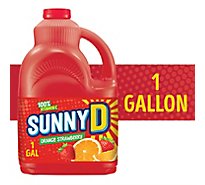 SUNNYD Orange Strawberry Juice Drink Bottle - 1 Gallon