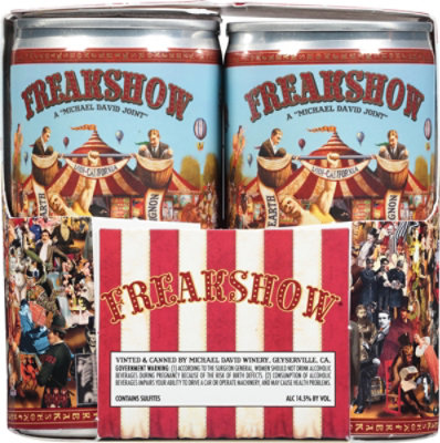Freakshow Cabernet Can Wine - 4-187 Ml - Image 4