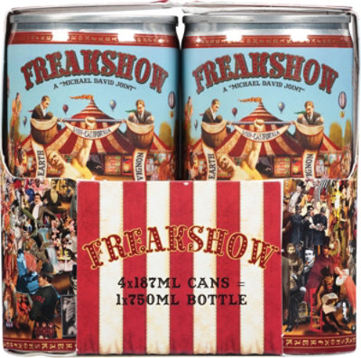 Freakshow Cabernet Can Wine - 4-187 Ml - Image 2