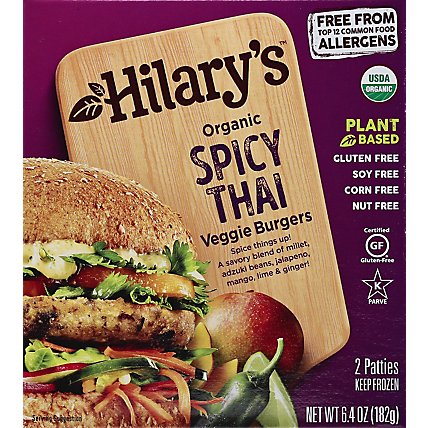 Hilarys E Burger Spicy Thai - 6.4 Oz - Image 2