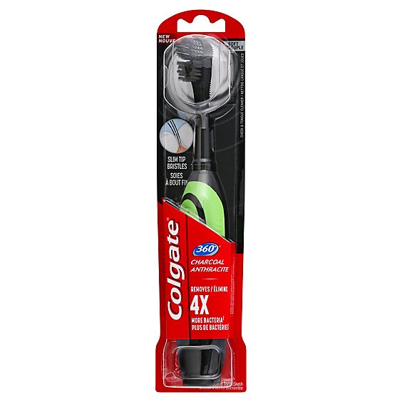 Colgate 360 Toothbrush Powered Charcoal - Each