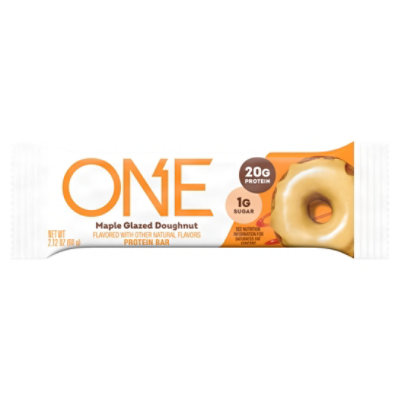 One Maple Glazed Doughnut Protein Bar - 2.12 Oz - Image 3