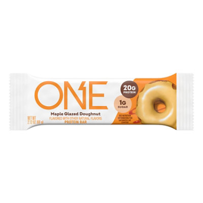 One Maple Glazed Doughnut Protein Bar - 2.12 Oz - Image 2