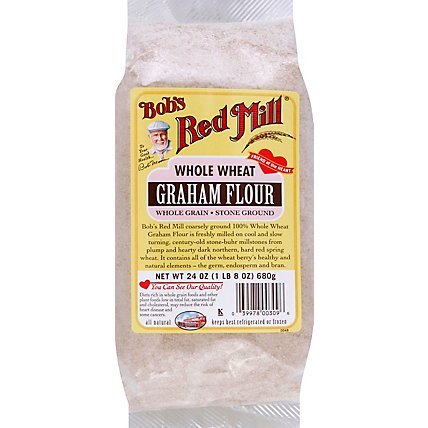 Bobs Red Mill Flour For Graham - 24 Oz - Image 2