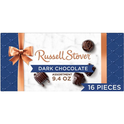 Russell Stover Assorted Dark Chocolate Gift Box - 9.4 Oz