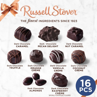 Russell Stover Assorted Dark Chocolate Gift Box - 9.4 Oz - Image 2
