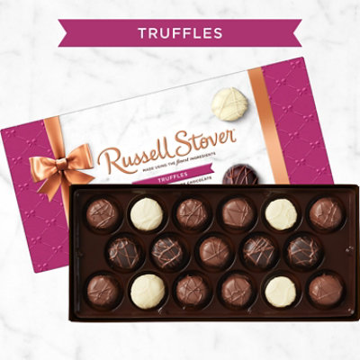 Russell Stover Truffles In Milk Dark & White Chocolate Gift Box - 9.4 Oz - Image 4