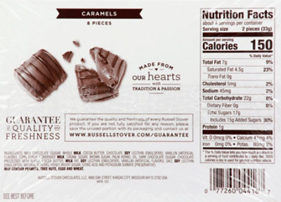 Russell Stover Caramels In Milk Chocolate - 4.5 Oz - Image 6