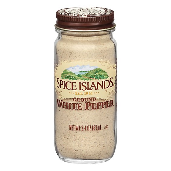 Spice Islands Ground White Pepper - 2.4 Oz