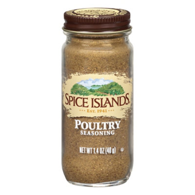  Spice Islands Poultry Seasoning, 1.4 oz : Mixed Spices And  Seasonings : Grocery & Gourmet Food